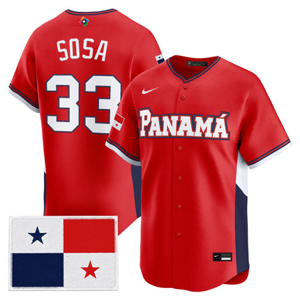 Men's Team Panama 2026 World Baseball Classic Vapor Premier Jersey - All Stitched