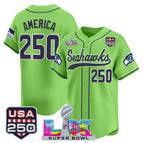 Neon Green / #250 America / S