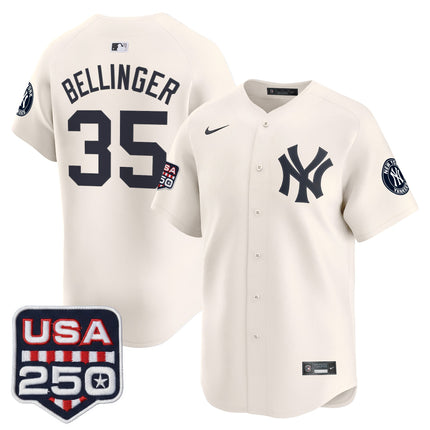 Men's New York Yankees 250America Patch Vapor Premier Limited Jersey - All Stitched