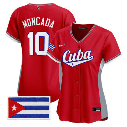 Women's Team Cuba World Baseball Classic Vapor Premier Jersey - All Stitched