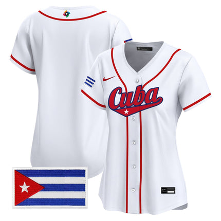Women's Team Cuba World Baseball Classic Vapor Premier Jersey - All Stitched