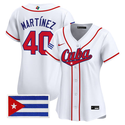 Women's Team Cuba World Baseball Classic Vapor Premier Jersey - All Stitched