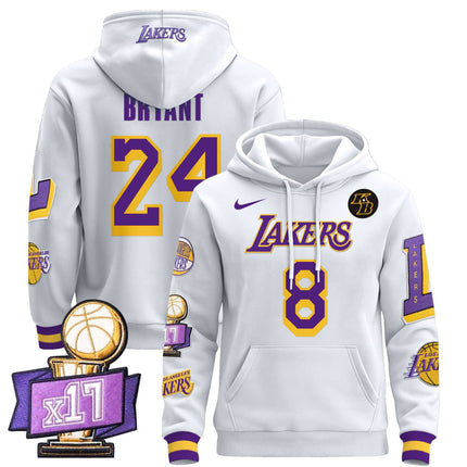 Kobe Bryant Los Angeles Lakers Pullover Hoodie - All Stitched