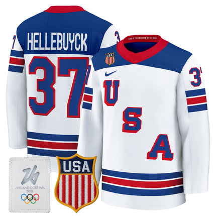 Men's 2026 USA Olympic Premium Hockey Jersey - All Stitched