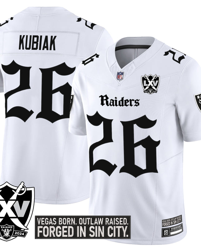 Men's Las Vegas Raiders 'Gothic Sin City Shadows Edition' Vapor Limited Jersey - All Stitched