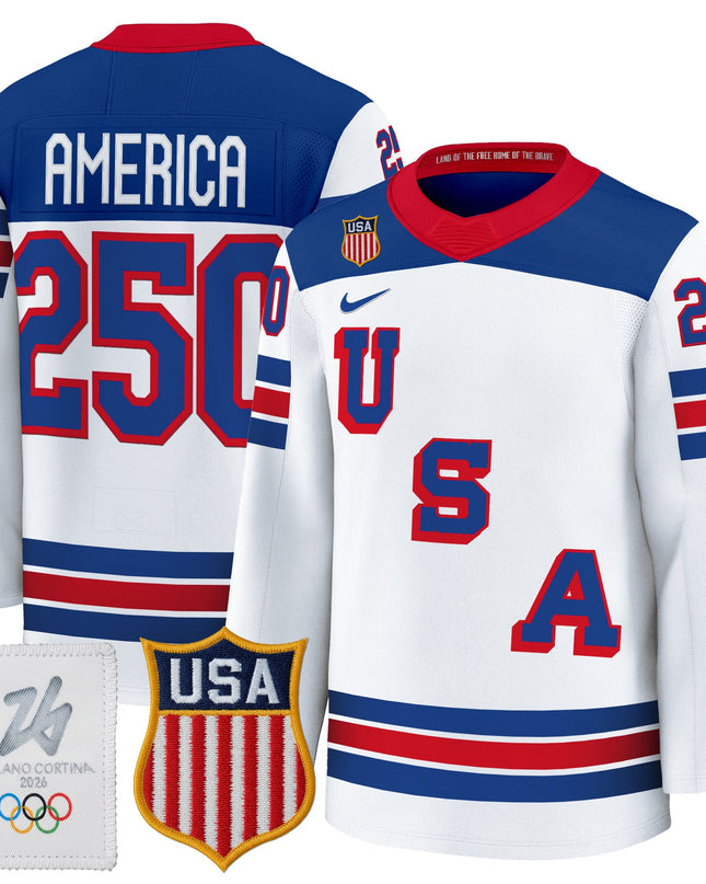 Men's Sizing - 2026 USA Women's Olympic Gold Medalist Hockey Jersey - All Stitched