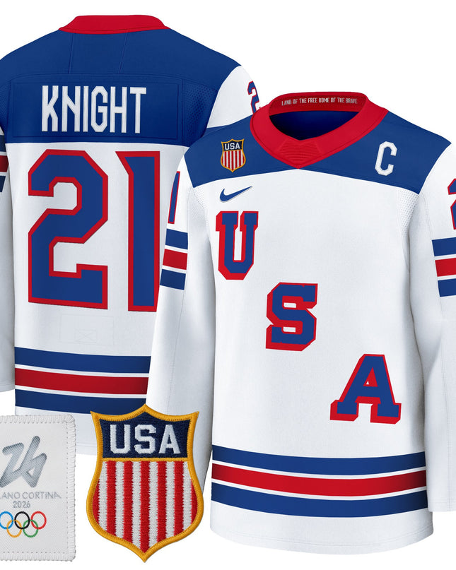 Men's Sizing - 2026 USA Women's Olympic Gold Medalist Hockey Jersey - All Stitched
