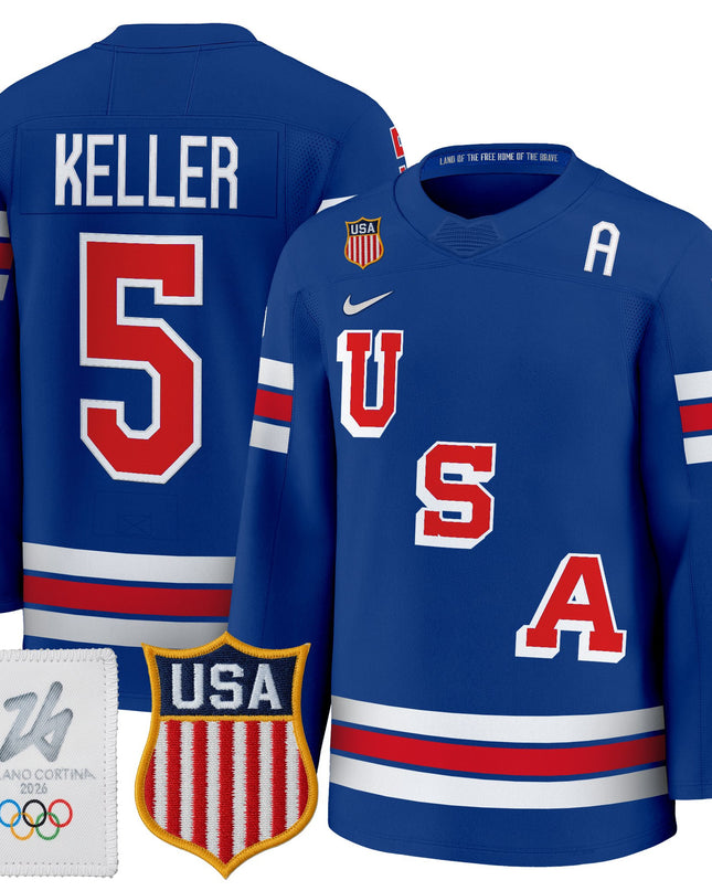 Men's Sizing - 2026 USA Women's Olympic Gold Medalist Hockey Jersey - All Stitched
