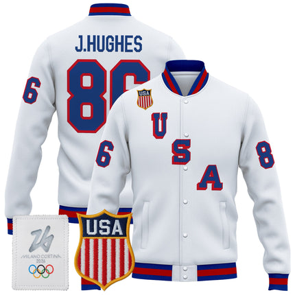 Men's 2026 USA Olympic Premium Hockey Jacket - All Stitched