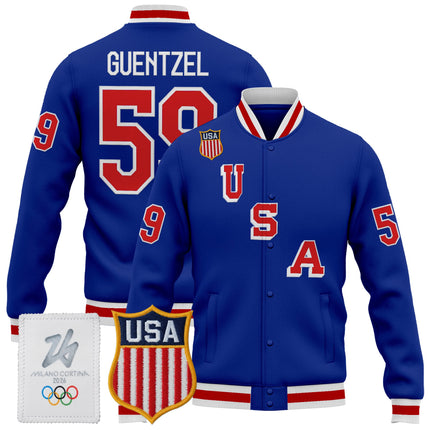 Men's 2026 USA Olympic Premium Hockey Jacket - All Stitched
