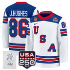 White / Jack Hughes / S