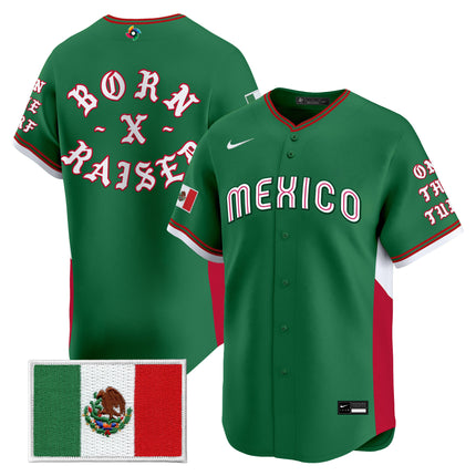 Team Mexico 2026 World Baseball Classic x BornxRaised Vapor Premier Jersey - All Stitched