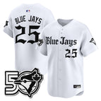 White / #25 Blue Jays / S
