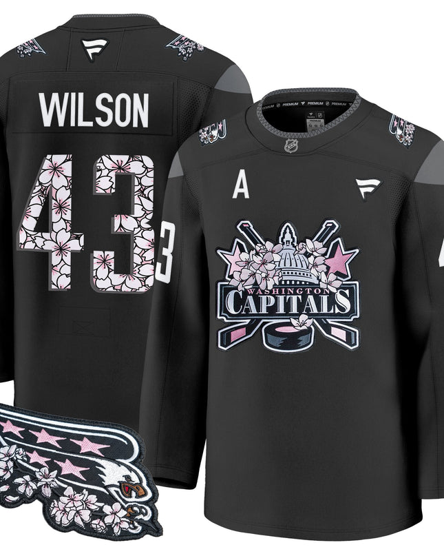 Men's Washington Capitals 2026 Cherry Blossom Premium Jersey - All Stitched