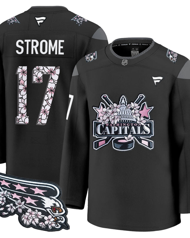 Men's Washington Capitals 2026 Cherry Blossom Premium Jersey - All Stitched