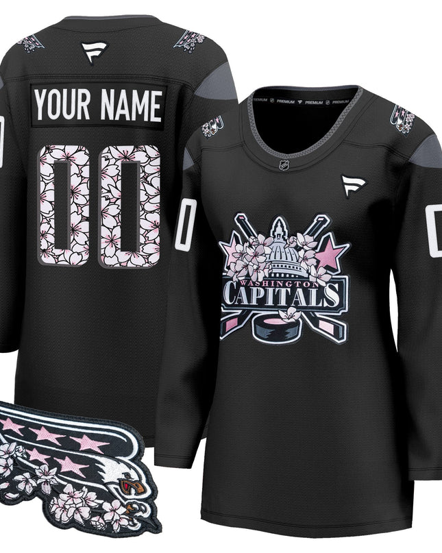 Washington Capitals 2026 Cherry Blossom Premium Custom Jersey - All Stitched