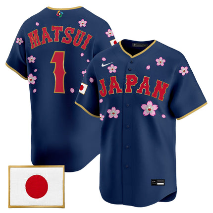 Men's Team Japan World Baseball Classic x Takashi Murakami Vapor Premier Jersey - Stitched