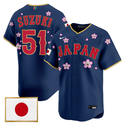 Men's Team Japan World Baseball Classic x Takashi Murakami Vapor Premier Jersey - Stitched