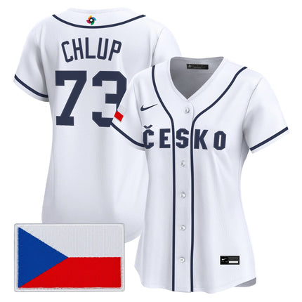 Women's Team Czechia 2026 World Baseball Classic Vapor Premier Jersey - All Stitched