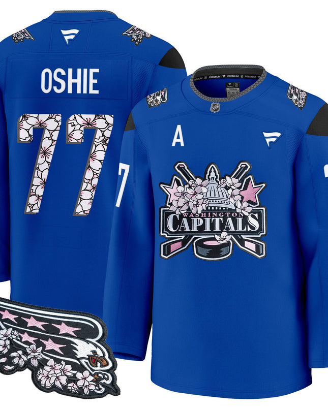 Men's Washington Capitals 2026 Cherry Blossom Premium Jersey - All Stitched