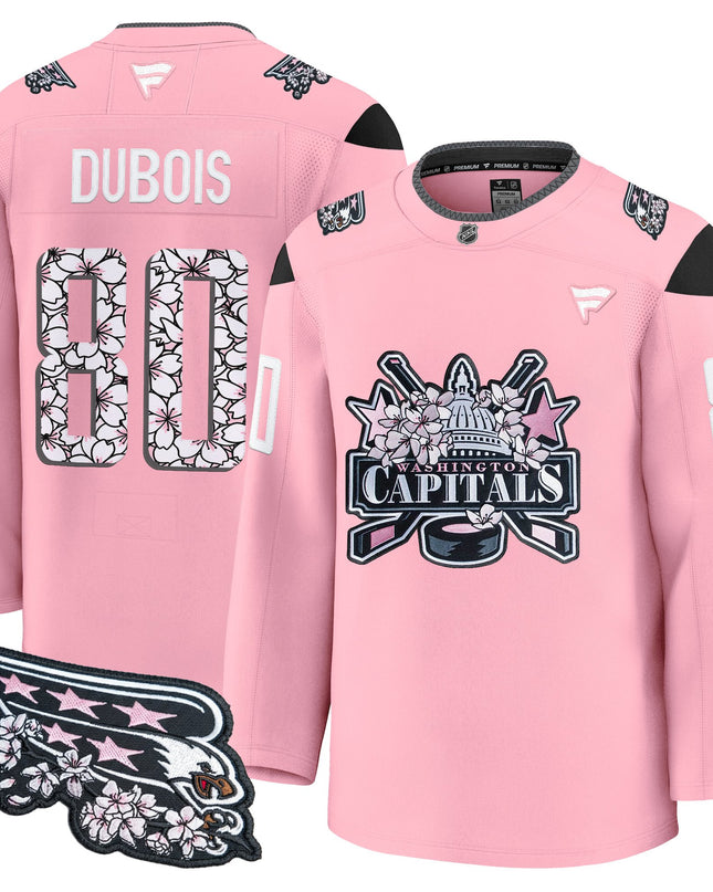 Men's Washington Capitals 2026 Cherry Blossom Premium Jersey - All Stitched