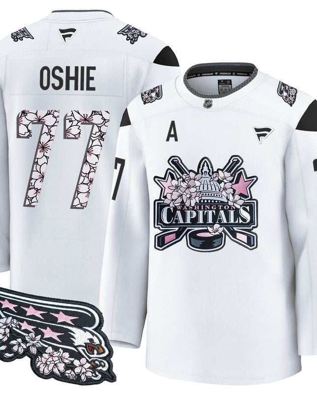 Men's Washington Capitals 2026 Cherry Blossom Premium Jersey - All Stitched