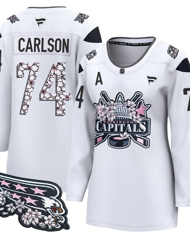 Women's Washington Capitals 2026 Cherry Blossom Premium Jersey - All Stitched