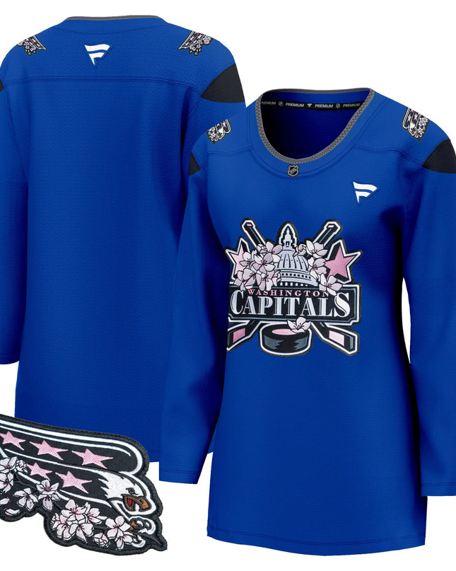 Women's Washington Capitals 2026 Cherry Blossom Premium Jersey - All Stitched