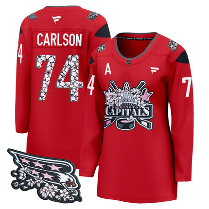 Women's Washington Capitals 2026 Cherry Blossom Premium Jersey - All Stitched