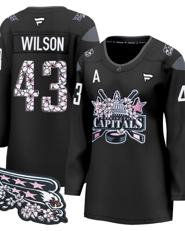 Women's Washington Capitals 2026 Cherry Blossom Premium Jersey - All Stitched