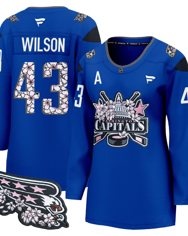 Women's Washington Capitals 2026 Cherry Blossom Premium Jersey - All Stitched