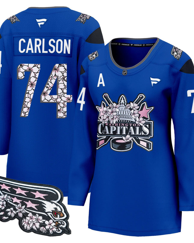 Women's Washington Capitals 2026 Cherry Blossom Premium Jersey - All Stitched