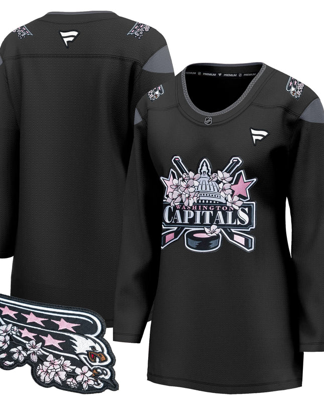 Women's Washington Capitals 2026 Cherry Blossom Premium Jersey - All Stitched