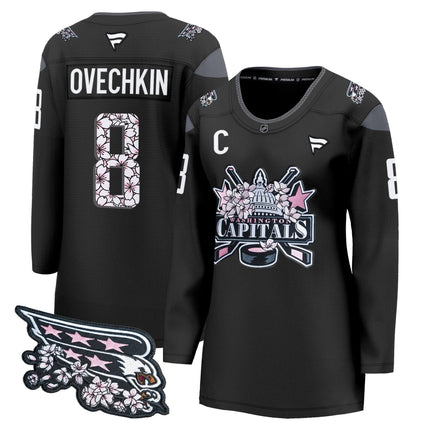 Women's Washington Capitals 2026 Cherry Blossom Premium Jersey - All Stitched