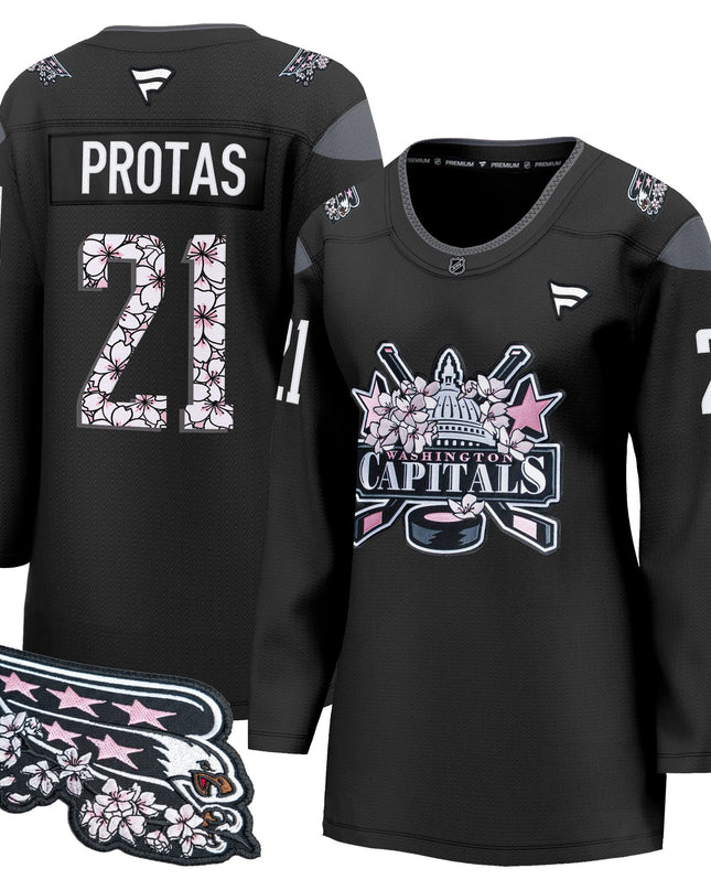 Women's Washington Capitals 2026 Cherry Blossom Premium Jersey - All Stitched
