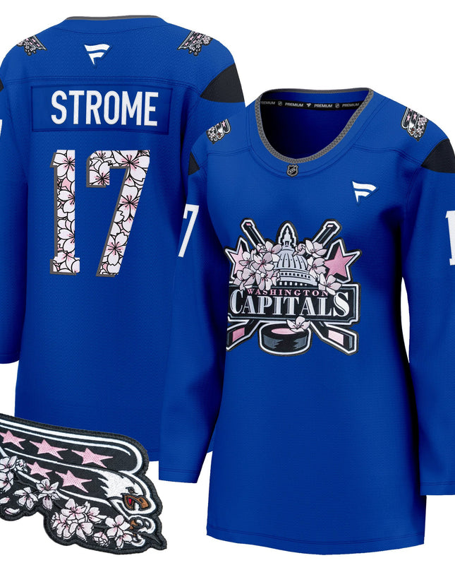 Women's Washington Capitals 2026 Cherry Blossom Premium Jersey - All Stitched