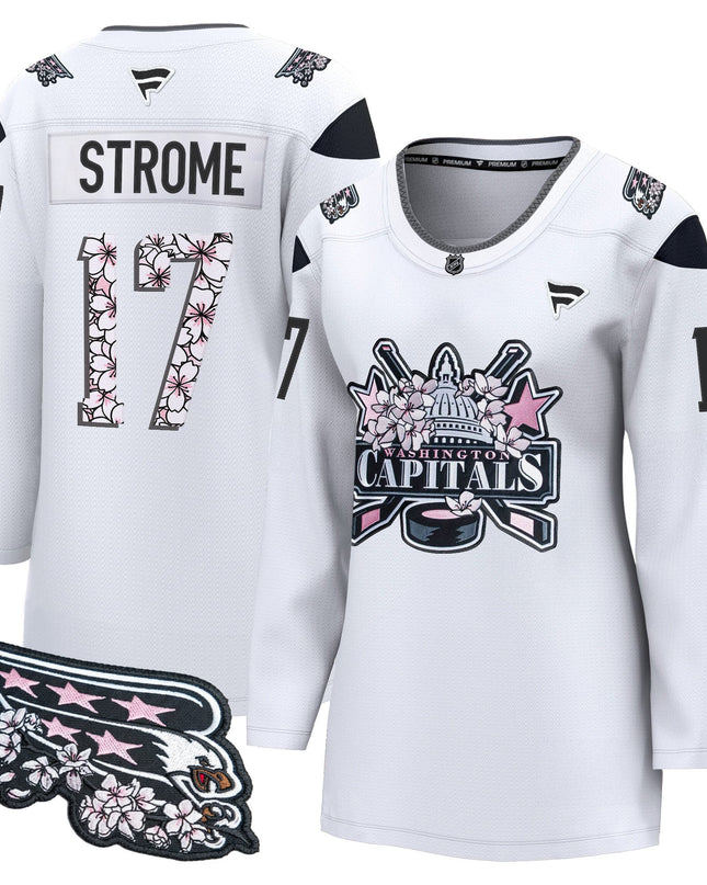 Women's Washington Capitals 2026 Cherry Blossom Premium Jersey - All Stitched