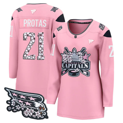 Women's Washington Capitals 2026 Cherry Blossom Premium Jersey - All Stitched