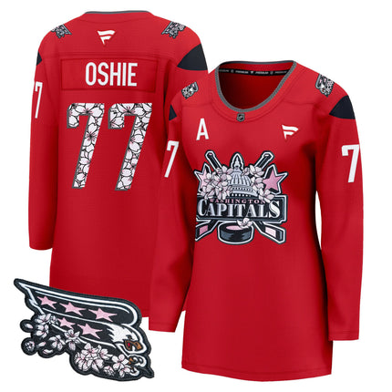 Women's Washington Capitals 2026 Cherry Blossom Premium Jersey - All Stitched