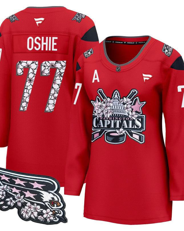 Women's Washington Capitals 2026 Cherry Blossom Premium Jersey - All Stitched
