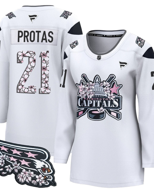 Women's Washington Capitals 2026 Cherry Blossom Premium Jersey - All Stitched