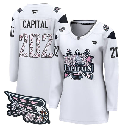 Women's Washington Capitals 2026 Cherry Blossom Premium Jersey - All Stitched