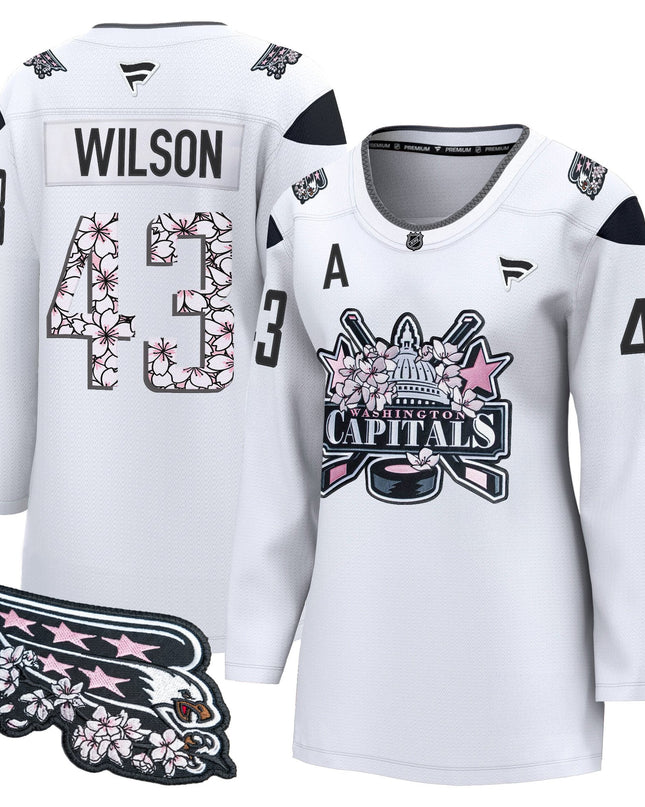 Women's Washington Capitals 2026 Cherry Blossom Premium Jersey - All Stitched