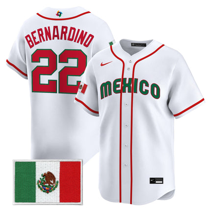 Men's Team Mexico World Baseball Classic Gold Vapor Premier Jersey - All Stitched
