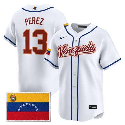 Men's Team Venezuela World Baseball Classic Gold Vapor Premier Jersey - All Stitched