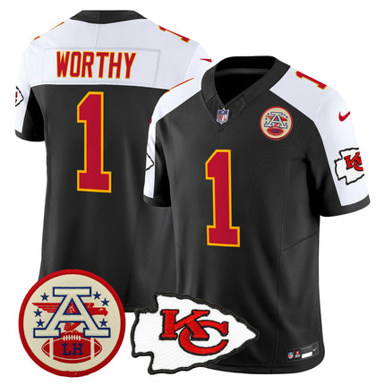 Men's Chiefs 2026 Lamar Hunt Patch Vapor Limited Jersey - All Stitched