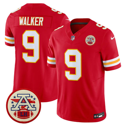 Men's Chiefs 2026 Lamar Hunt Patch Vapor Limited Jersey - All Stitched