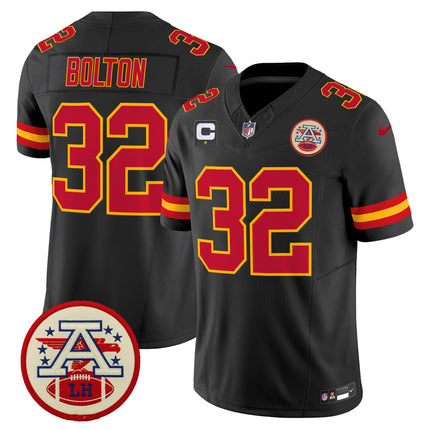Men's Chiefs 2026 Lamar Hunt Patch Vapor Limited Jersey - All Stitched