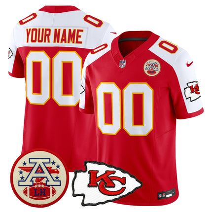 Chiefs 2026 Lamar Hunt Patch Vapor Limited Custom Jersey - All Stitched