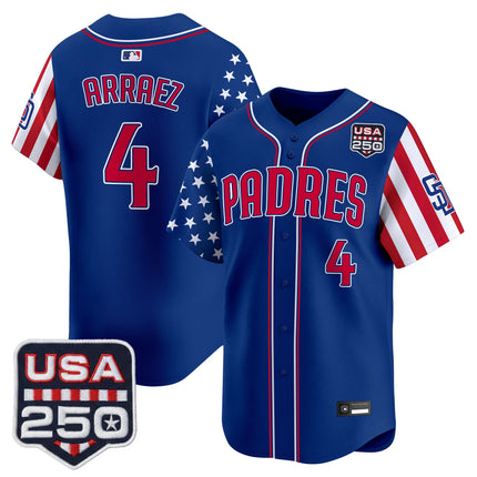 Men's San Diego Padres "America250 Edition" Vapor Premier Limited Jersey - All Stitched